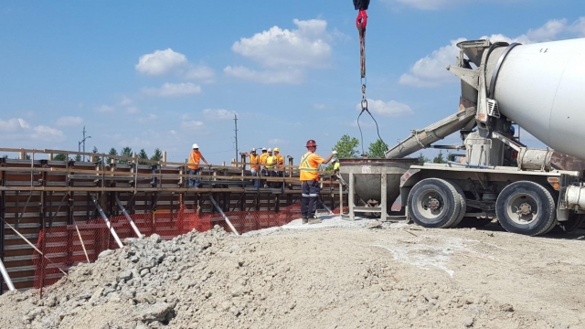 Crew on site in Bolton Ontario